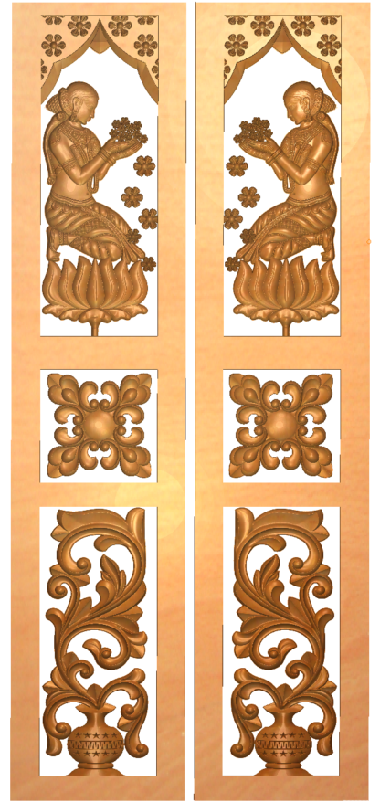Artcam Double Door Designs